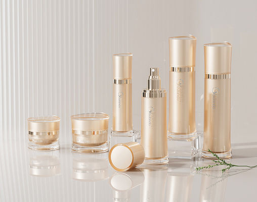 6 шт. Luxury Acrylic Cosmetic Lotion Pump Bottle Set With CreamContainer 30 мл - 120 мл.
